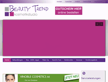 Tablet Screenshot of beauty-trend.de